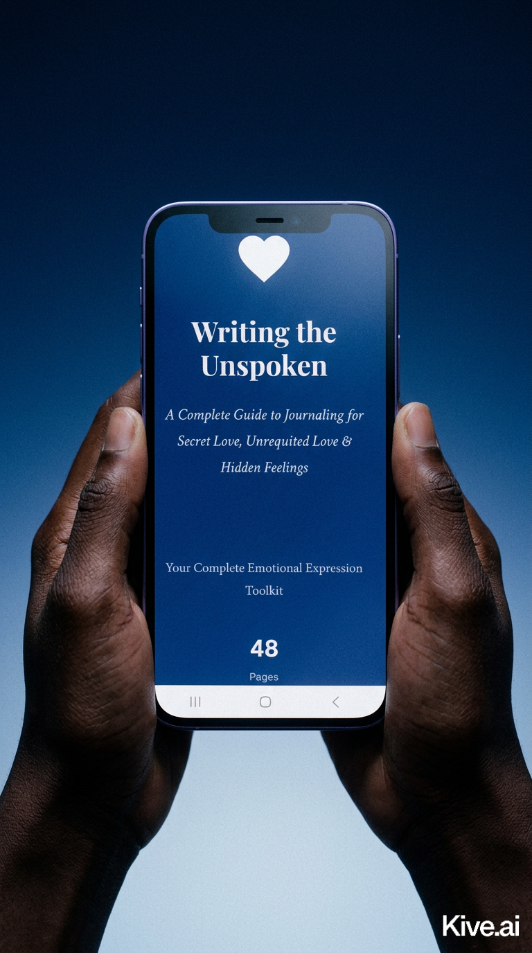 Writing the Unspoken – A Guided eBook for Secret Love & Emotional Clarity