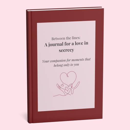 Love in Secrecy Journal Print | 90-Day Guided Digital Journal for Secret Love & Unspoken Feelings