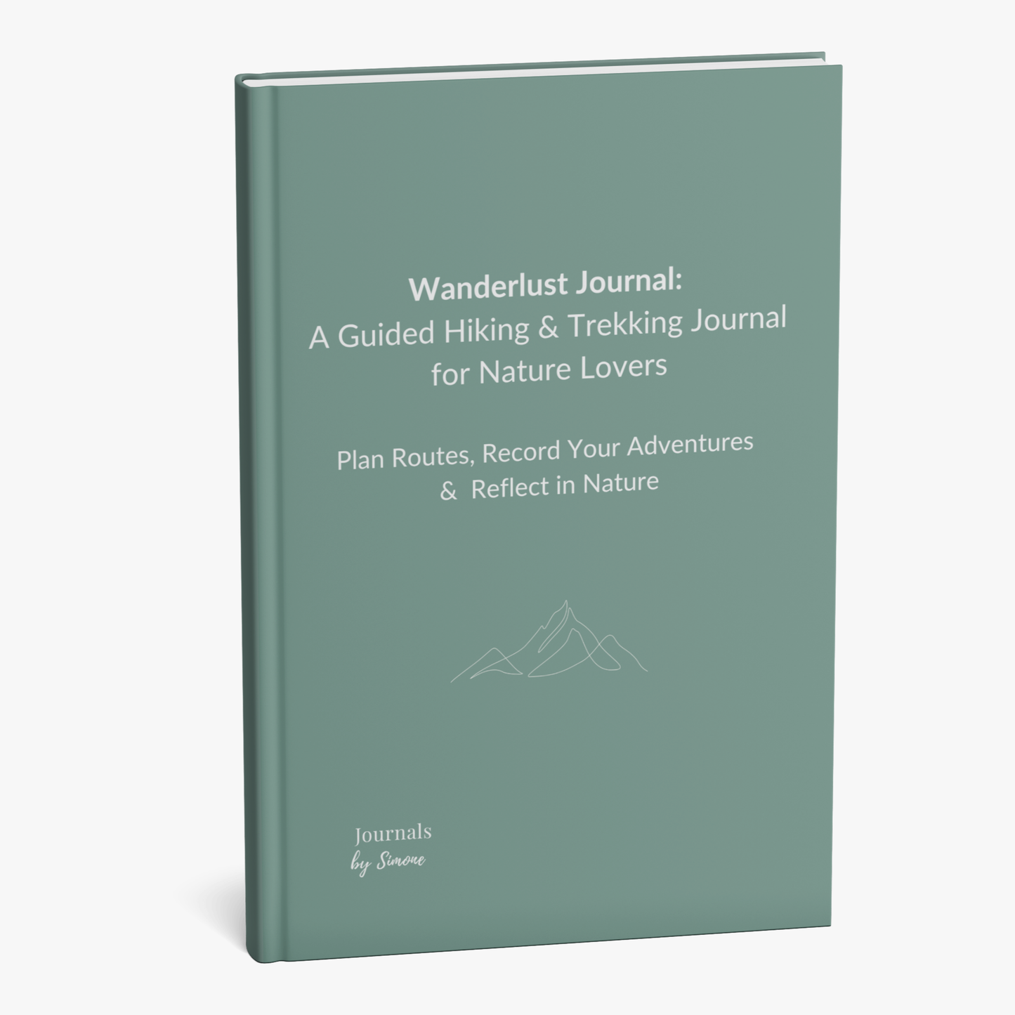 Wanderlust Journal Print – Digital Guided Hiking & Trekking Logbook