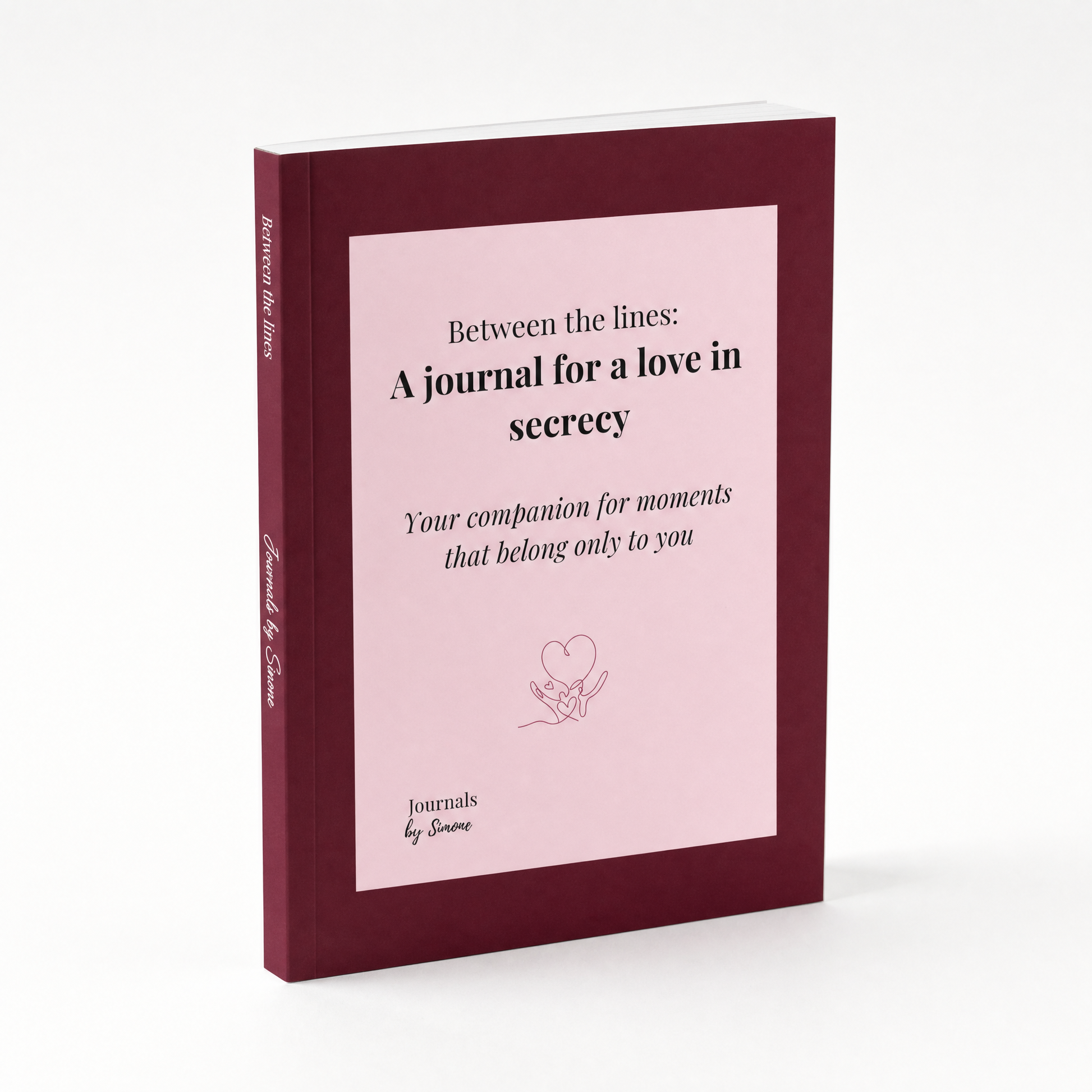 Between the lines journal standard edition print – product mockup