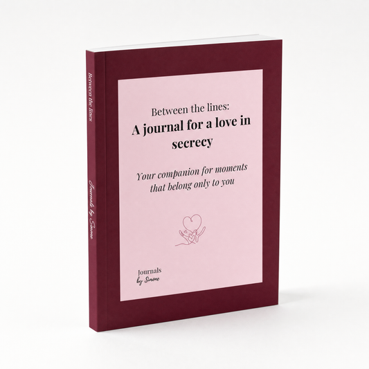 Between the lines journal standard edition print – product mockup